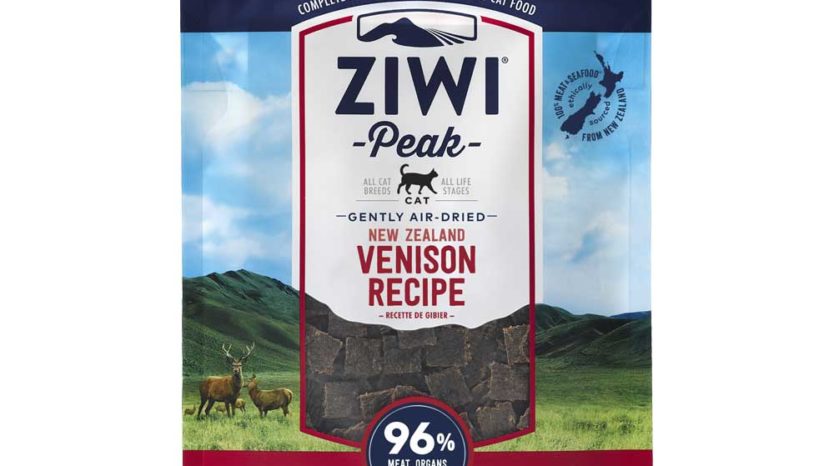 A 400g bag of ZIWI Peak Air-Dried Venison for Cats
