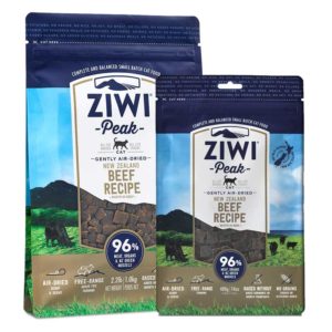 Two bags of ZIWI Peak Air-Dried Beef Recipe for Cats